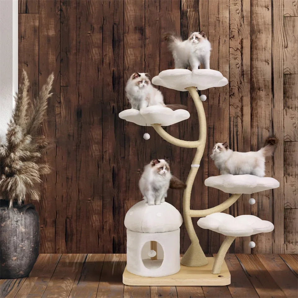 Fancy cat tower hotsell